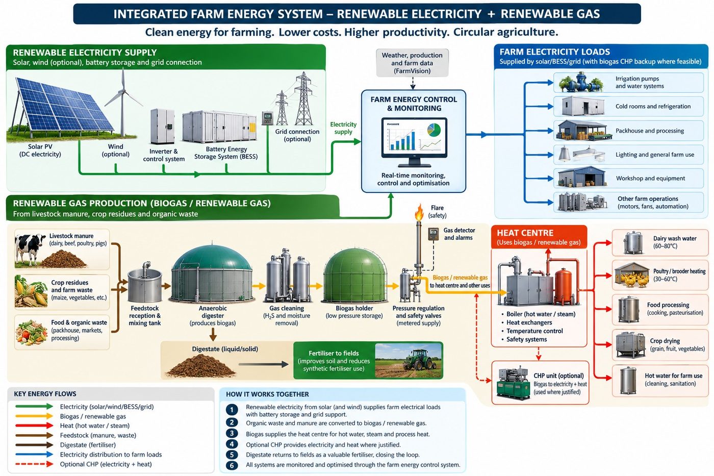 Standard small-farm gas package